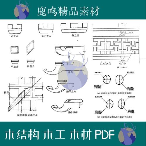 544-古建筑木结构规范木工木材识别材积表图文pdf设计学习素材
